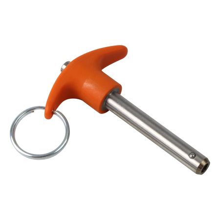 Pos Lock 3/8 x 2 T-Handle Orange -  G.L. HUYETT, PLTO-0375-2000